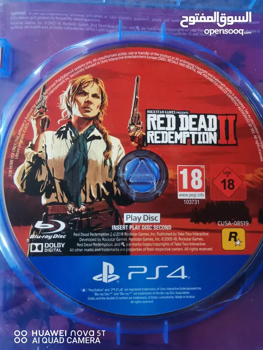 Red dead redemption 2 مع الشريطين السعر 25