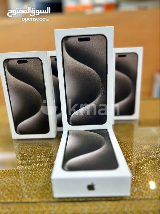 ايفون 15 برو ماكس 256 جيجا جديد كفالة الشرق الاوسط جميع الالوان // iPhone 15 Pro MaX