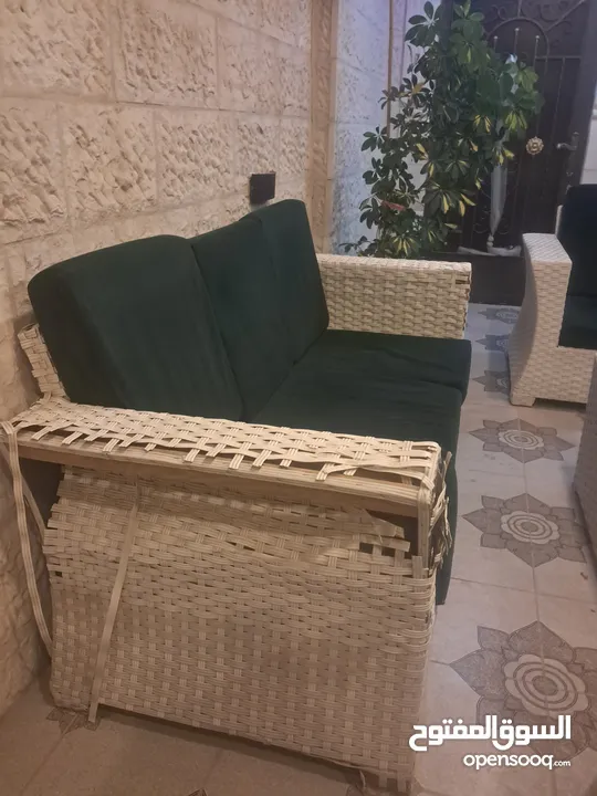 طقم راتان 5 مقاعد بسعر مغري