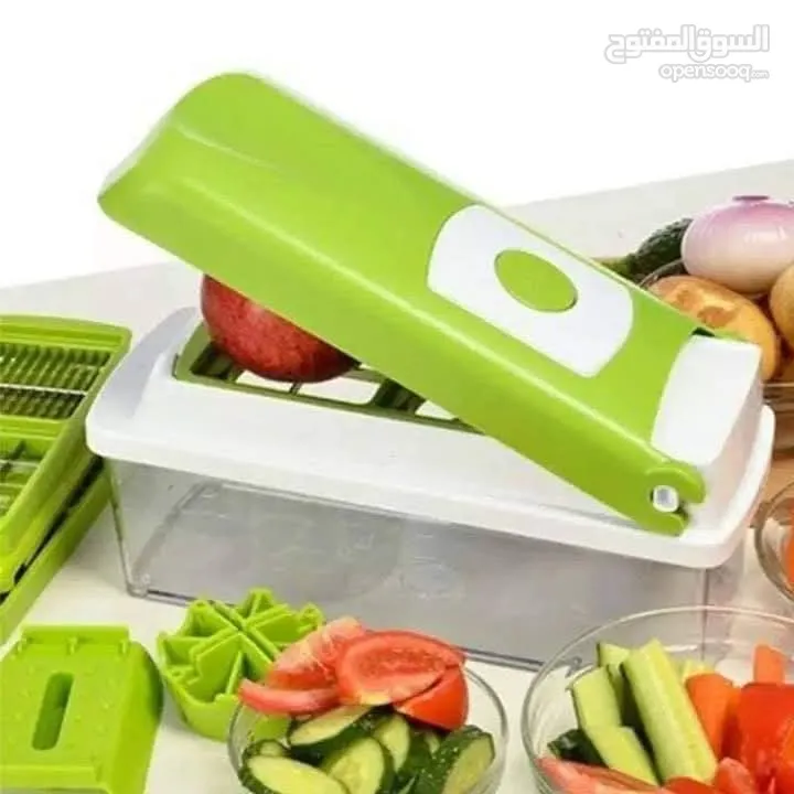 قطاعة الاسرة قطاعه الخضار اليدويه 10 في 1 فرامه
