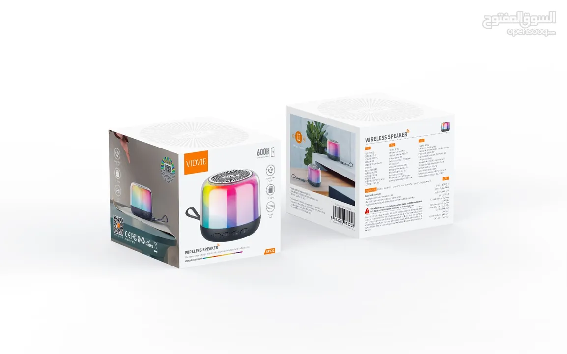 سماعات Wireless لجميع التلفونات واجهزة التابلت والكمبيوتر صوت نقي جودة  عالية من Vidvie