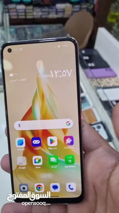 جهاز مستعمل oppo Reno 8 رام 16 جيجا 256 بدون كرتونه هدية شاحن وكفر ولزقة متوفر توصيل