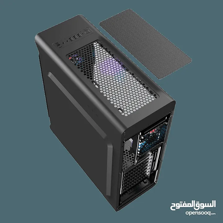 كيس جيمنغ  من جيماكس مضيئ رجب تصميم رهيب GAMEMAX Starlight BK Case Gaming