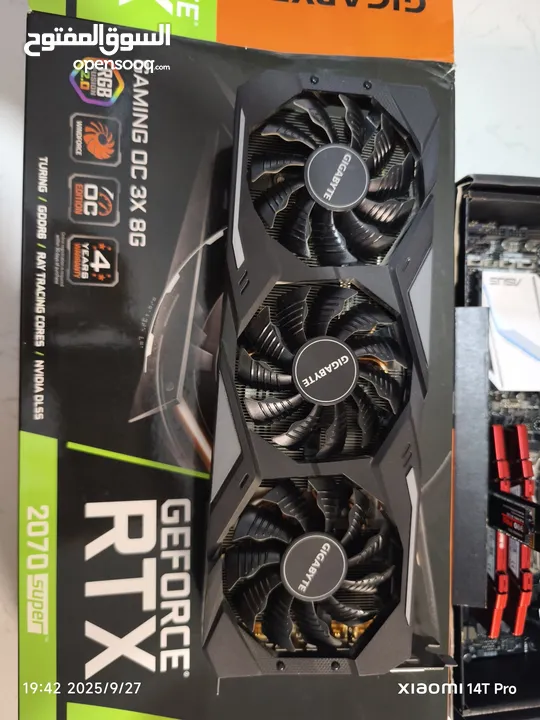Asus x99 deluxe I7 5930k 32gb ram gigabyte 2070 super  Cooler Noctua NH-D15