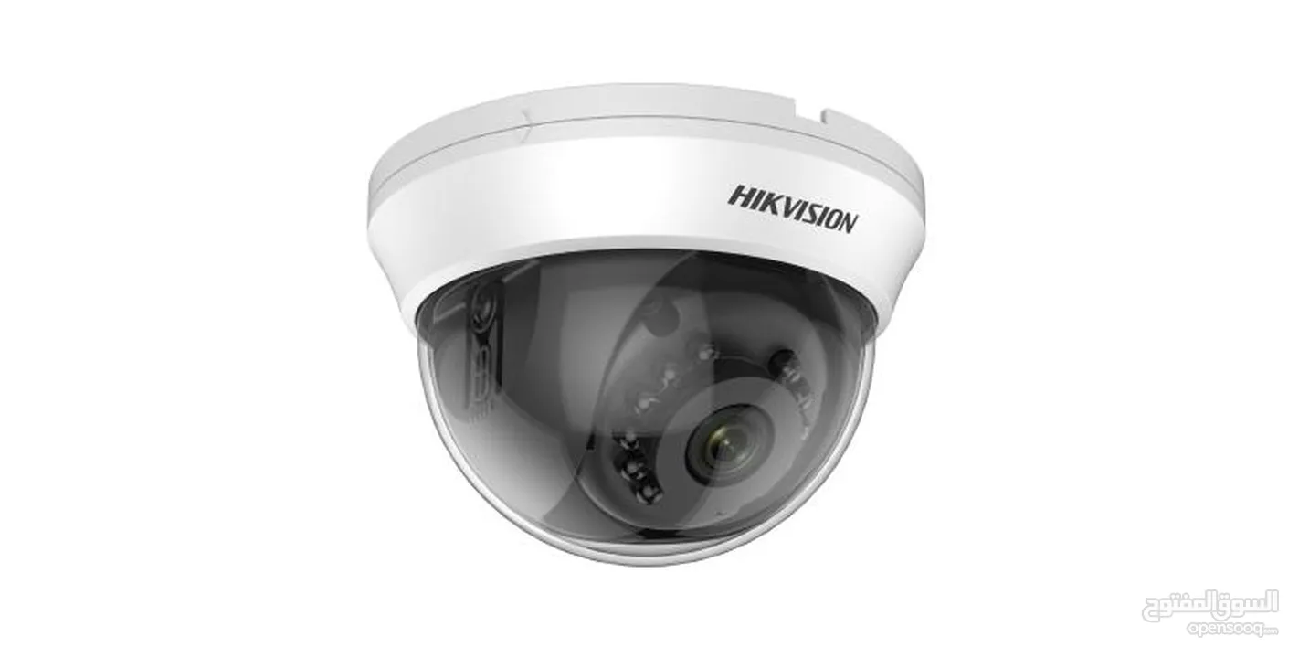 كاميرا مراقبة داخلية 2MP من Hikvision – رؤية ليلية ووضوح عالي بتصميم أنيق!