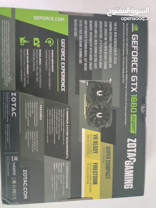 GeForce Gtx 1660 super 6GB Vram