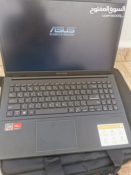 لابتوب ايسوس فيفوبوك جو 14/15 ASUS Vivobook Go معاه كرتون استعمال خفيف جهاز ممتاز ونظيف