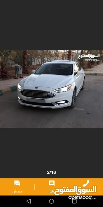 فورد فيوجن تيتانيوم 2017 . استخدام شخصي. لم تعمل تطبيقات. ممشى 213 الف كيلو. صيانة دورية.