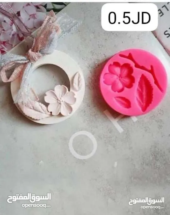 قوالب سيلكون بأشكال مميزة للشمع والرزن