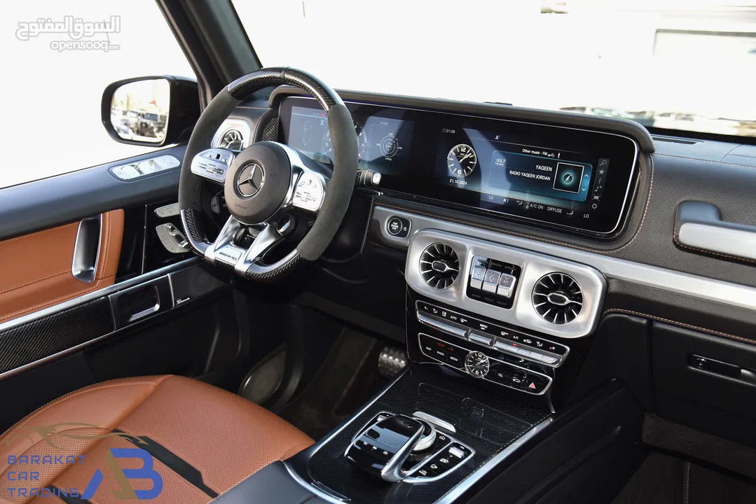 مرسيدس جي كلاسG63 AMG نايت بكج وارد وكفالةالوكالة 2023 Mercedes G63 AMG Night Package 4.0L V8 4MATIC