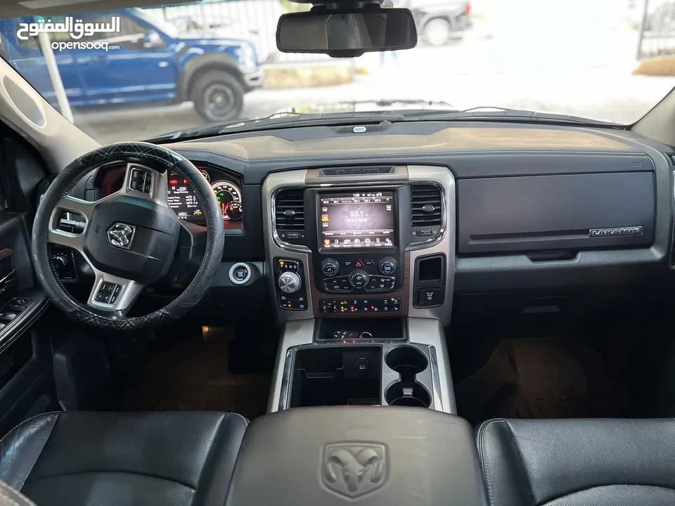 Dodge Ram 1500 Laramie Desiel 2015 فل كامل فحص  كامل كلين تايتل