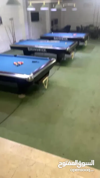 طوايل بلياردو امريكي وعدة قهوة كاملة