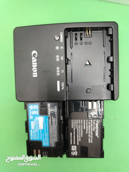 كاميرات كانون وعدسات 5D Mark IV, 6D Mark II, RP, 250D, 200D  شترات أقل من 1k وبطاريات إضافية