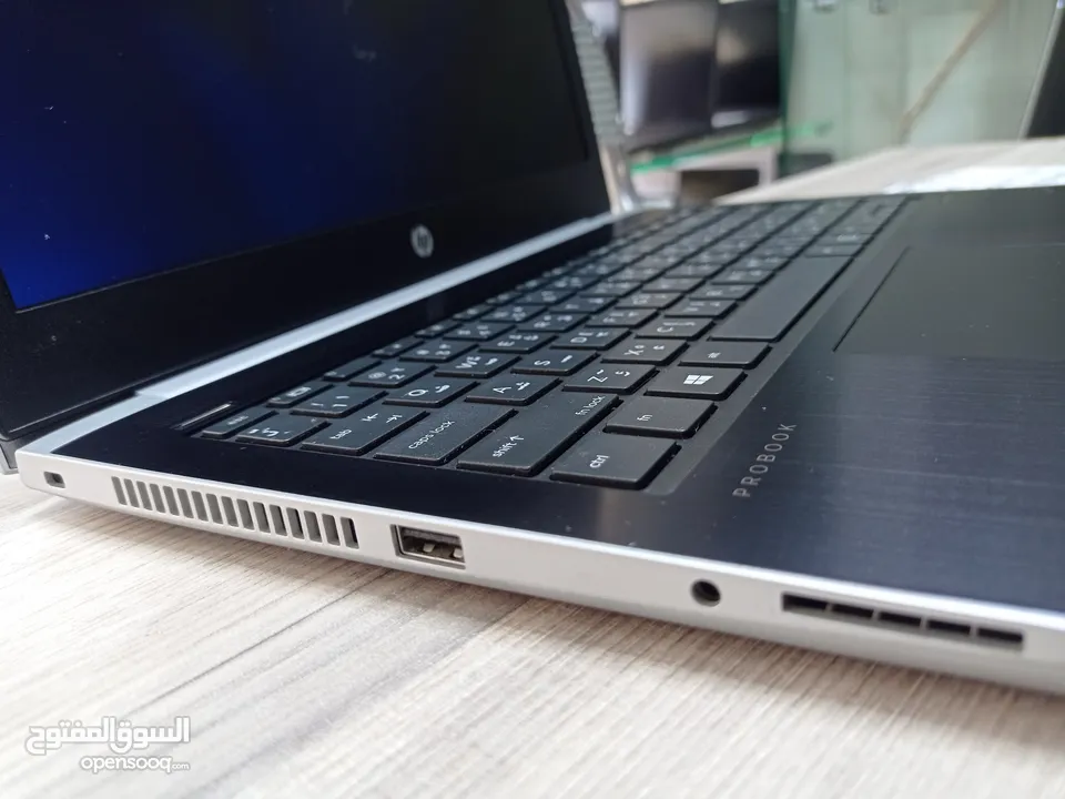 HP PROBOOK CORI5 الجيل الثامن RAM 8 GB DDR4 SSD 256 NVME جهاز  جدا بضمان 30