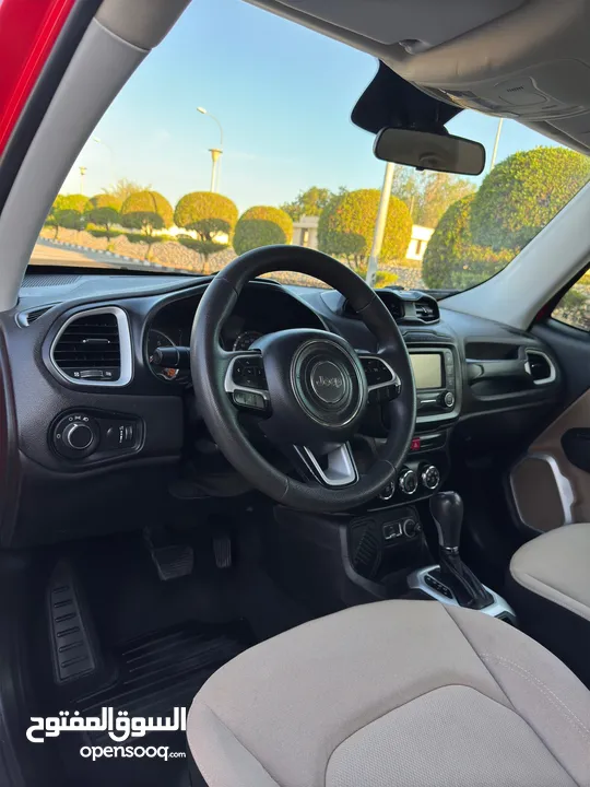 Jeep Renegade sport 2.4 cc v4 Oman lady car  سيارة جيب رينيجيد سبورت 2.4 سي سي v4 عمانية للسيدات