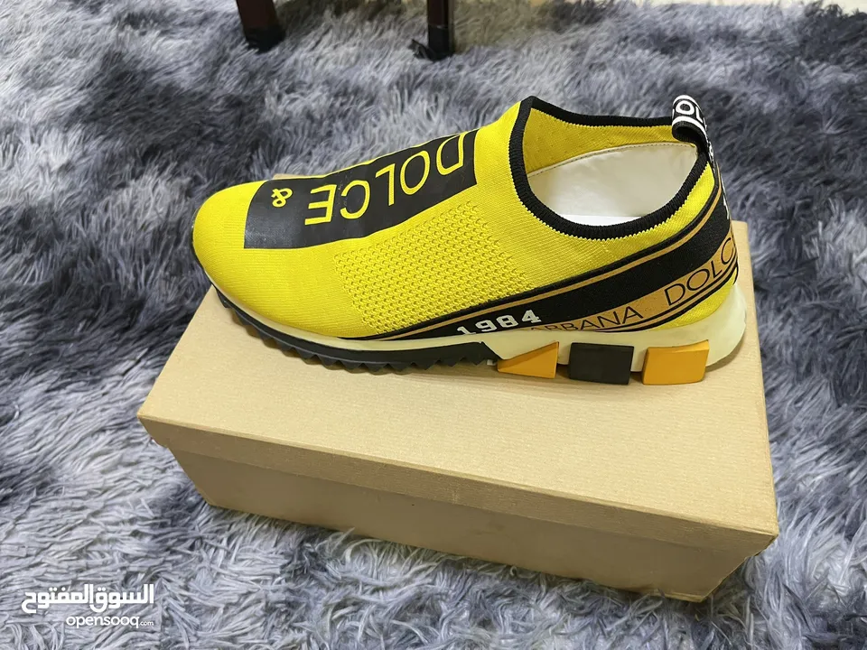 Original Dolce & Gabbana sneakers - distinctive yellow color