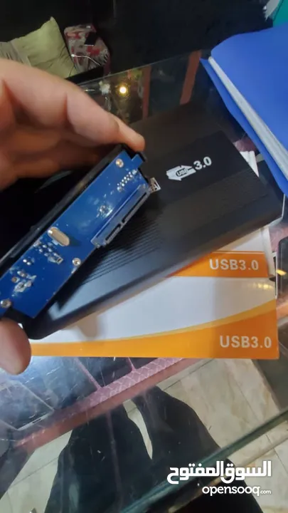 حافظة قرص صلب خارجي ساتا عالي السرعة بمنفذ USB 2.0 مقاس 3.5 انش - اكس جير