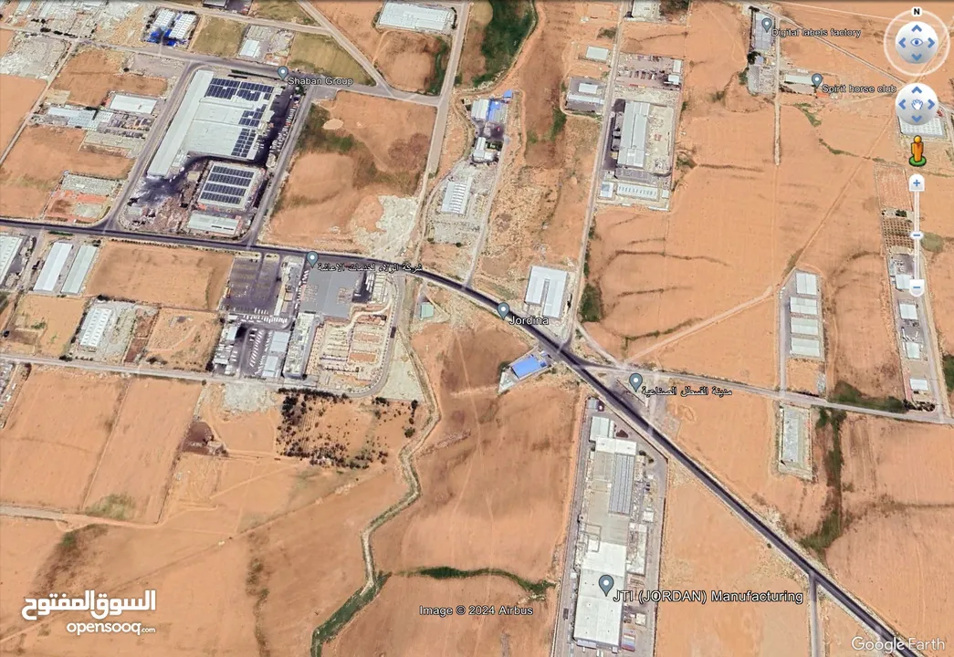 قطعة ارض صناعي للبيع - القسطل - عمان
