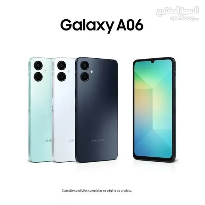 متوفر الان مع هدية اي زيرو 6 بافضل سعر لدى فليك//SAMSUNG A06 (6RAM)(128GB) NEW