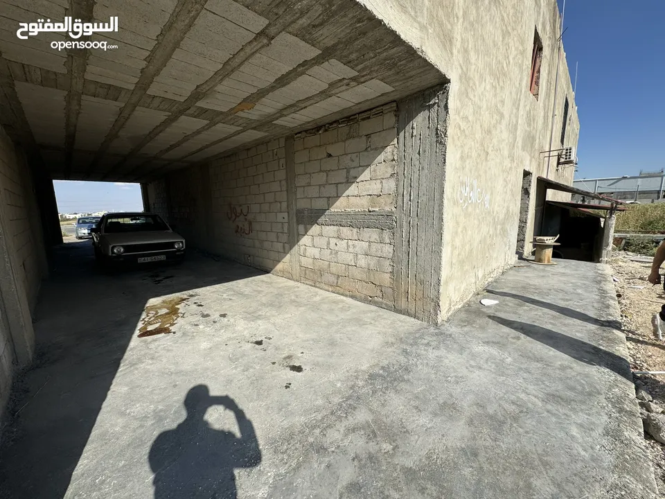 تسوية تجارية للإيجار مساحة 400 متر على شارع اربد الحصن الرئيسي بجانب كازية عاشور