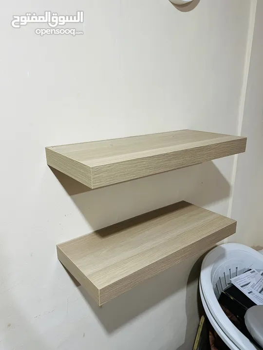 Ikea floating shelves and picture ledge for sale