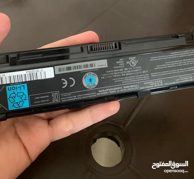لابتوبToshibac850broمعالج(intel(rالرام6للاستخدام الجامعي وطلاب التوجيهي والألعاب حسب الطلب