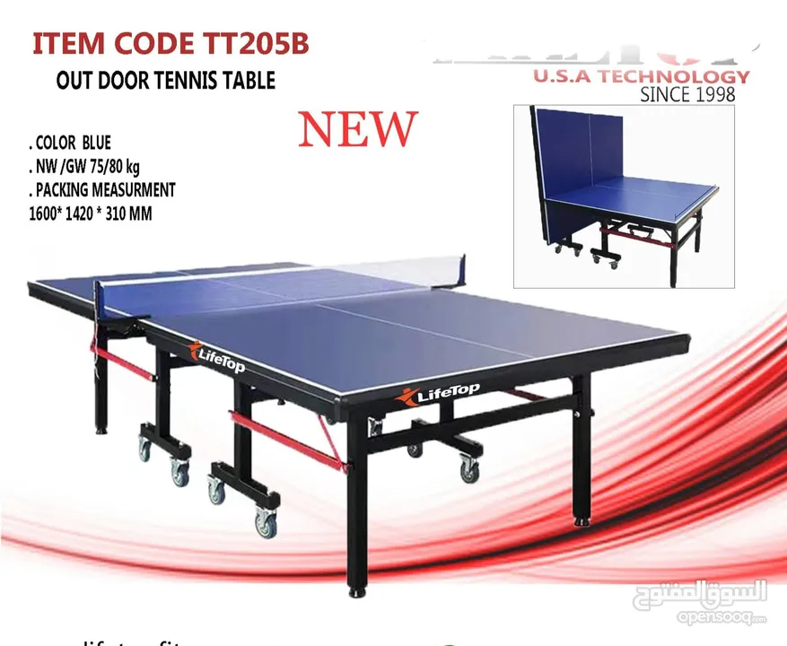 TABLE TENNIS TABLE INDOOR &OUTDOOR