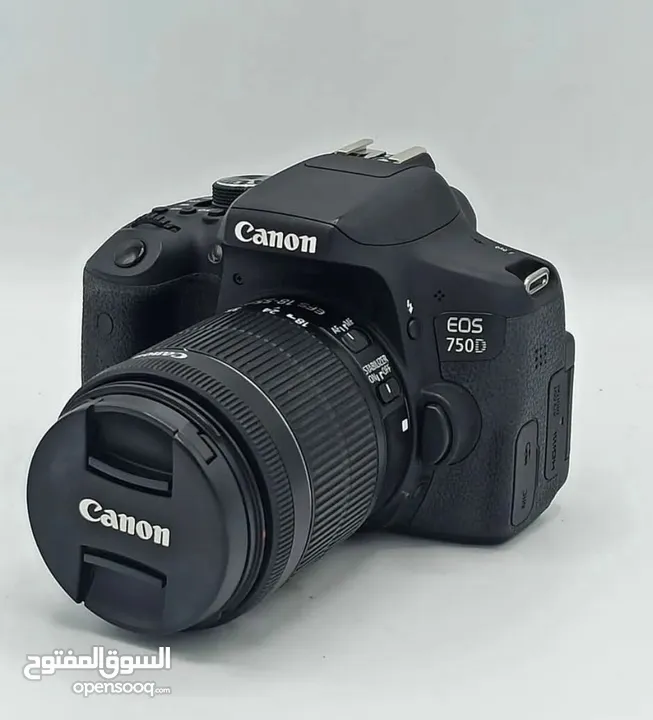 متوفر كاميرات وعدسات   كانون 80d  750d  1200d 4000d