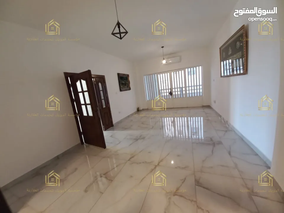 شقة ارضية للايجار في عبدون مجددة بالكامل لم تسكن بعد التجديد