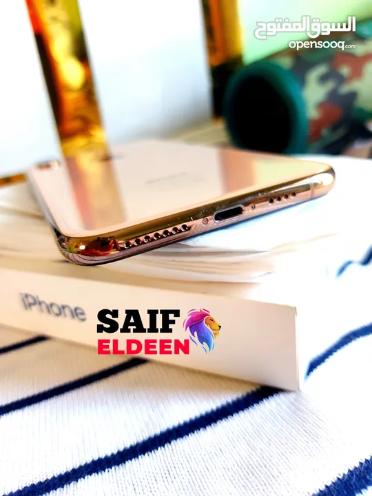 IPHONE XS MAX 256  GOLD حالة زيروو