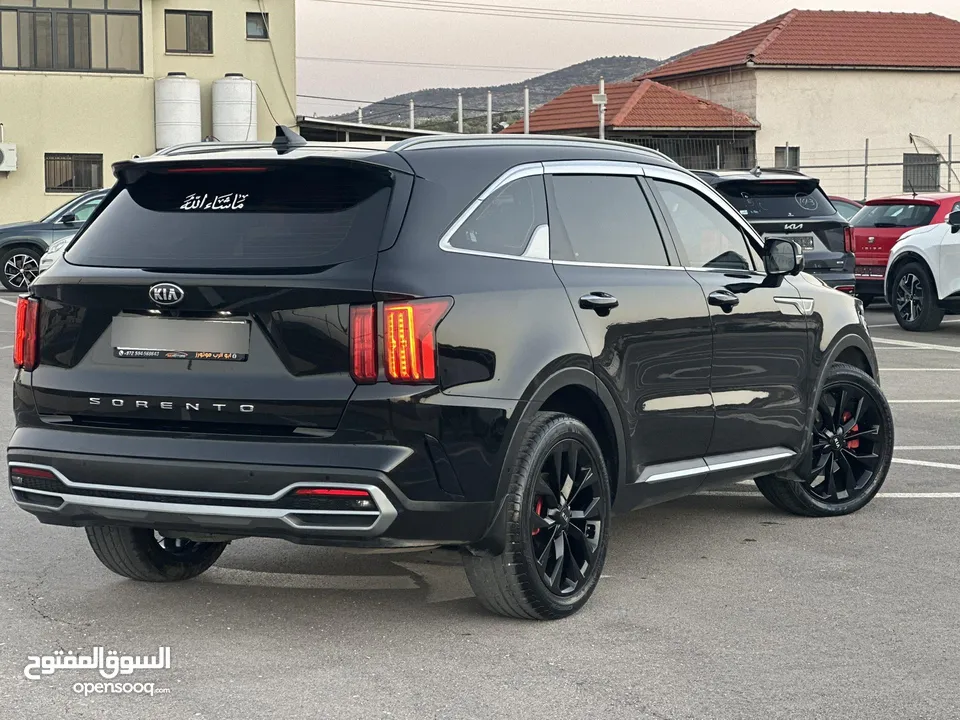 كايا سورينتو /2020 فل الفل  فتحة سقف بانوراما  2x4 ///200Hp  ديزل  2200cc  فل الفل مسكر بلاك
