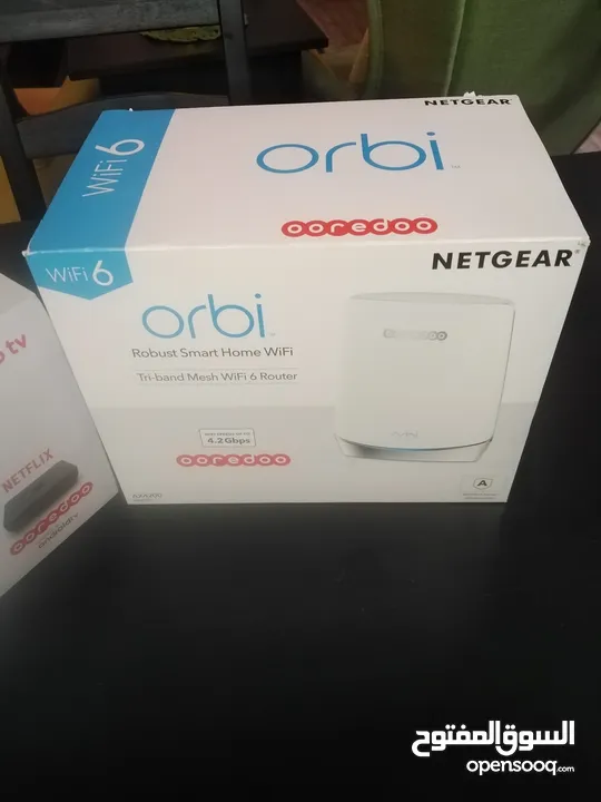 Ooredoo TV and orbi wifi 6