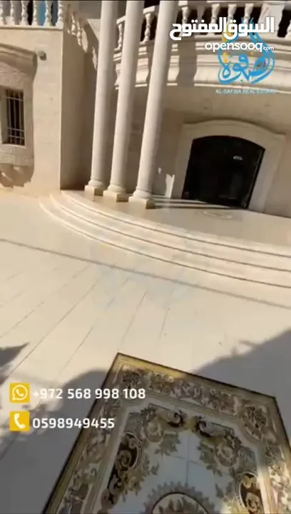 شقه مستقله من ضمن فيلا مميزة للايجار مساحع كبيرة و اطلاله مميزة مكان مميز وهادئ للسكن