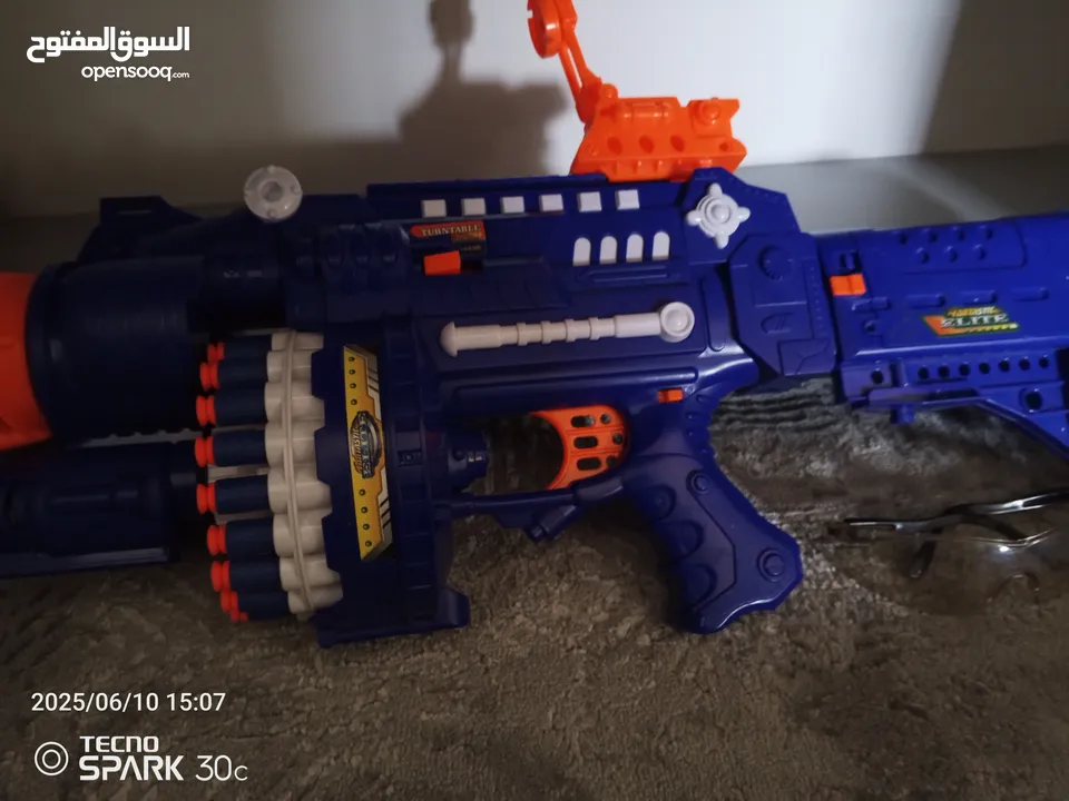 مسدس كهربائي للبيع للاطفال لون ازرق للاطفال لجميع الاعمار سهل الاستخدام