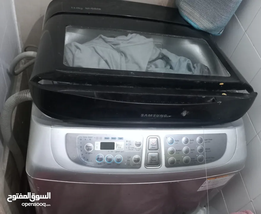 غساله سامسونج 13 كيلو للبيع بحالة الوكاله للبيع بلجبيهه بطلوع البلديه سبب البيع عدم توفير مياه