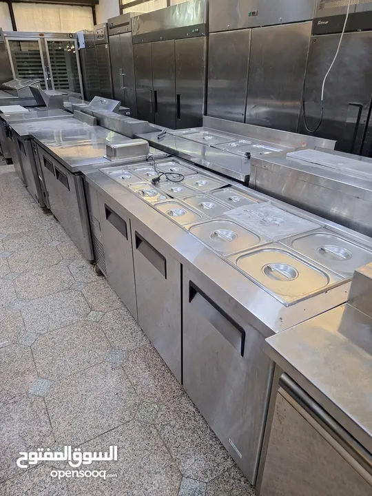 بيع معدات مطاعم وكفيهات ومخابز ومطابخ مركزيه  معدات مستعمله شبه جديد نظيفه ومظمونه