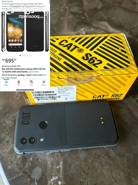 Cat s62 original 128gb less than 4 months used