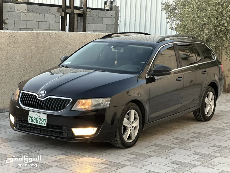 سكودا اوكتافيا ستيشن ترخيص 2014 جير اتماتيك ماطور 1600 تيربو ديزل