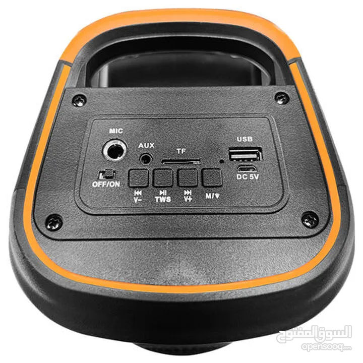 سماعات سبيكرز وايرلس مضيئة Speakers ABS-2402 USB Bluetooth RGB