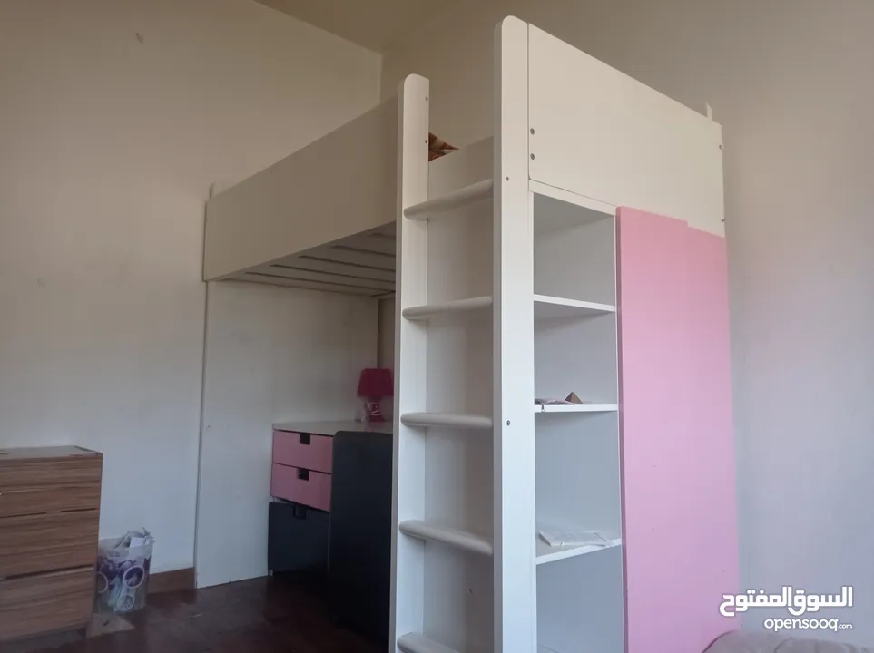 ايكيا  تخت ،+مكتب+خزانه بابين