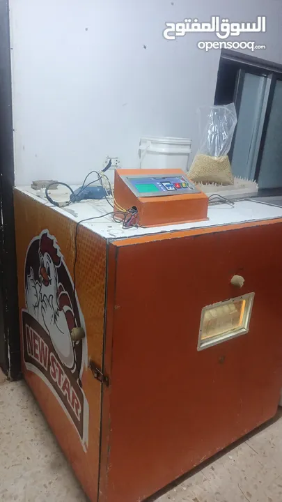 فقاسه نيو ستار 1250 بيضه بحاله الوكاله صيانه كامله ولا ناقصه شي نسبه نفقيس 90 %