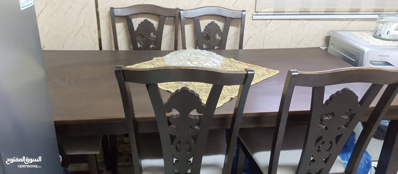 طاوله سفره خشب زان