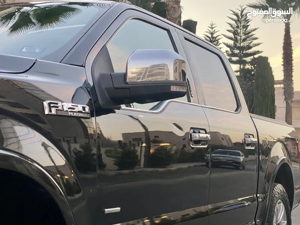 بكب فورد F-150 موديل 2015 بلاتينيوم اعلى صنف بوضع الشركه تب نظافه