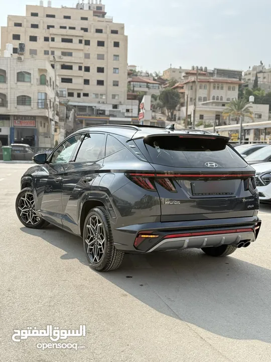 هونداي توسان NLine ترخيص 2022 محرك 1600 هايبرد plug in/يقطع على الشحنه 65 كيلو متر 271 حصان