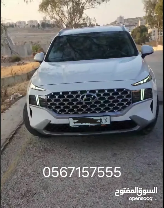 هنداي سنتافي  2020 ترخيص 2020  4/2 عداد 56 الف  2200cc