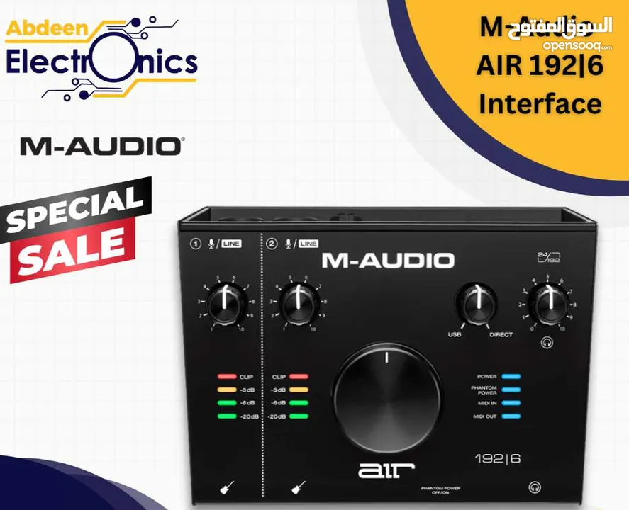M-Audio AIR 1926 interface