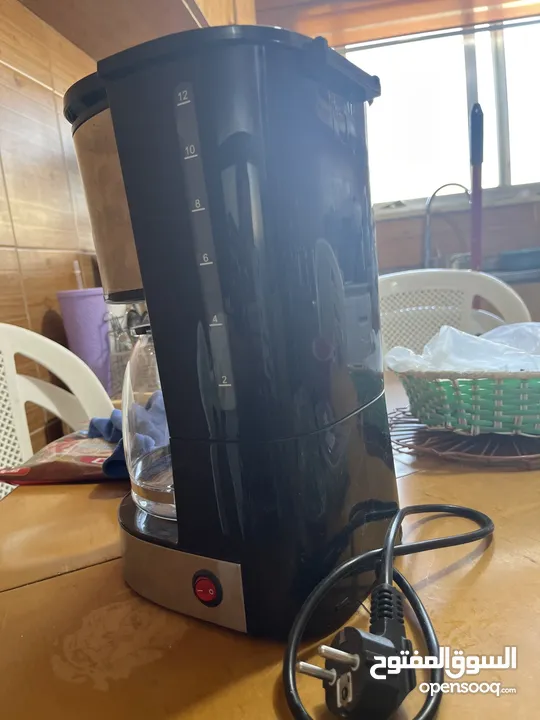 ماكينه صنع القهوه العميد امريكي بولد برو جديده 800 واط لون اسود   ، COFFE MAKER