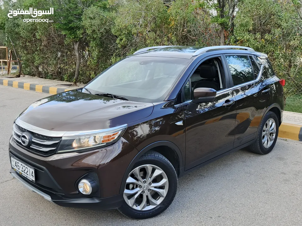 GAC GS3 جاك  موديل 2022 فحص كامل7 جيد ماشية ك 6  الف كيلو غرفة لون بني بحالة الوكالة محرك 1500 cc تي