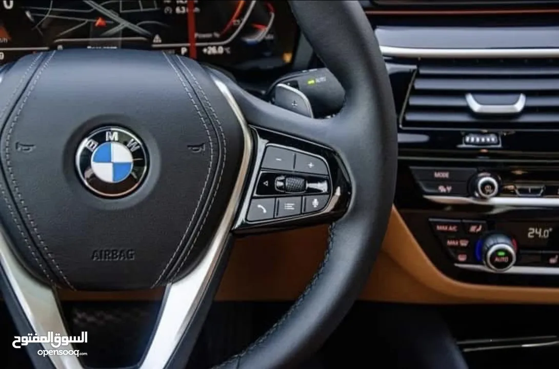 Bmw 520i 2022 للبيع ممشى (6) آلاف كيلو فقط