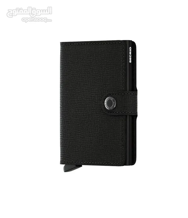 Secrid Miniwallet Crisple Black محفظة
